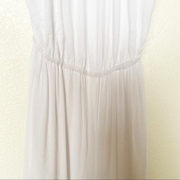 Honey Belle Ruffle Hem Open Back Jumpsuit Size Small - Picture 4 of 10